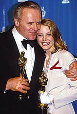 Anthony Hopkins et Jodie Foster Oscars