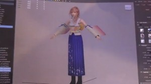 Lightning porte les vêtements de Yuna