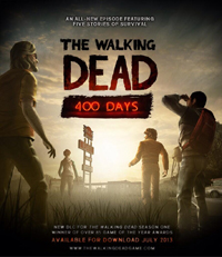 Jaquette "The Walking Dead : 400 days"