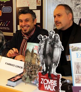 Les auteurs Linck et Manunta de la BD Zombie Walk