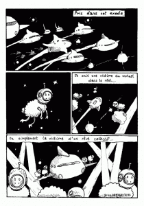 Planche de dessin de Brice Artaud