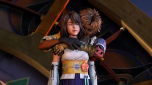 tidus et yuna dans les bras