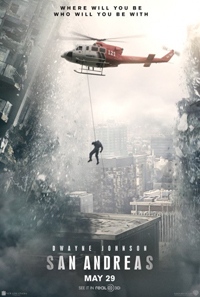 Affiche du film San Andreas avec Dwayne Johnson